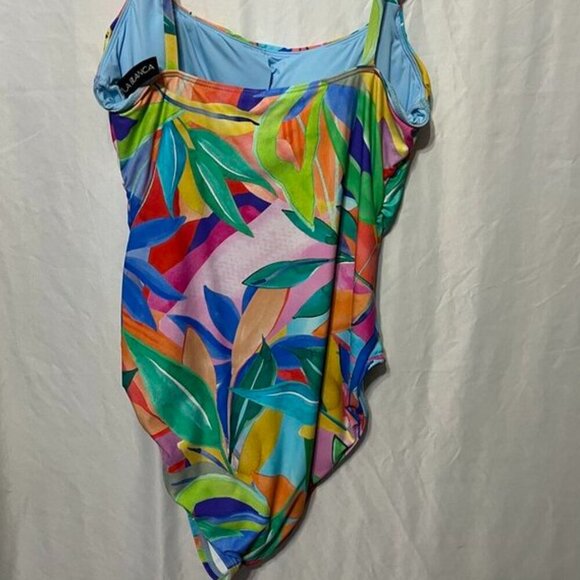 La Blanca Tropi-Flage Swimsuit | Size 8 - Picture 10 of 12